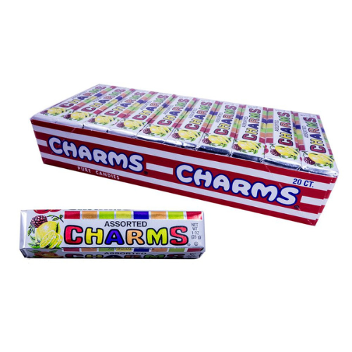 Charms Assorted Squares Candy - 20 Pack