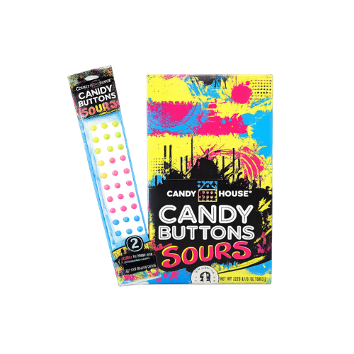 Candy House Sour Candy Buttons 0.5oz - 24 Pack