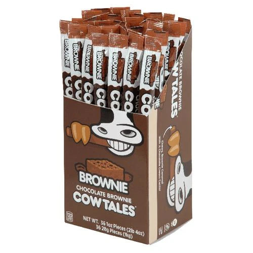 Cow Tales Chocolate Brownie Candy 28g - 36 Pack