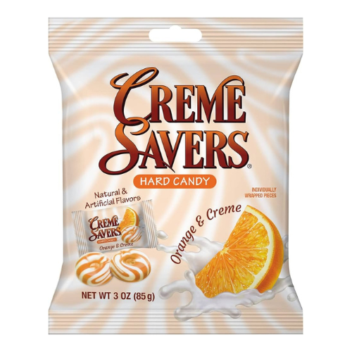 Creme Savers Orange and Creme 3oz - 12 Pack