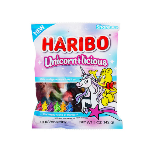 Haribo Unicorn-I-Licious 142g - 12 Pack