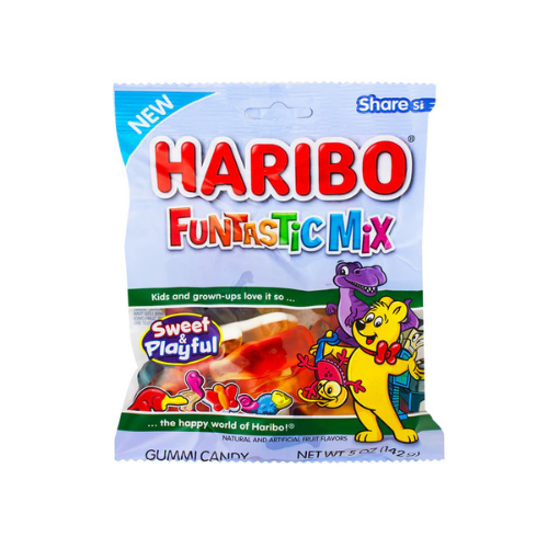 Haribo Funtastic Mix Gummy Candy 172g - 12 Pack