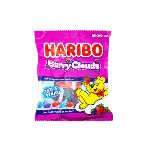 Haribo Berry Clouds Gummies 117g - 12 Pack