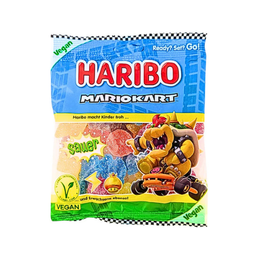 Haribo MARIOKART Sour (Vegetarian) 160g - 17 Pack