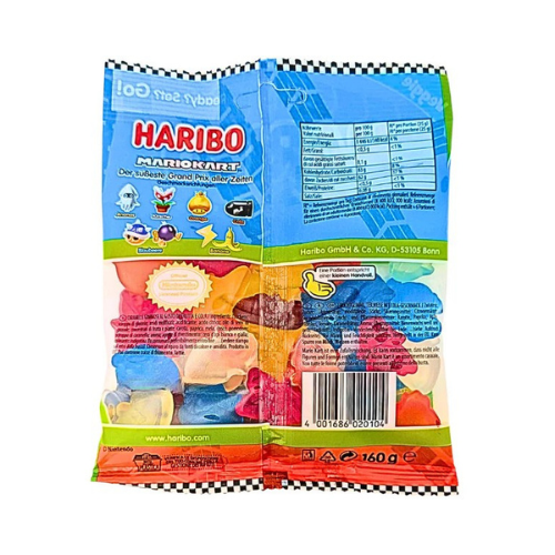 Haribo MARIOKART (Vegetarian) 160g - 20 Pack