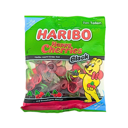 Haribo Happy Cherries Black 175g - 20 Pack