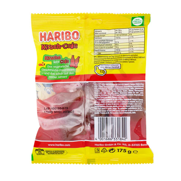 Haribo Cherry Cola 200g - 17 Pack