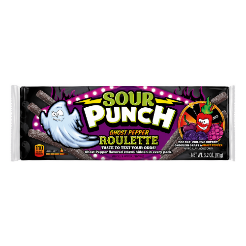 Sour Punch Ghost Pepper Roulette 3.2oz - 24 Pack