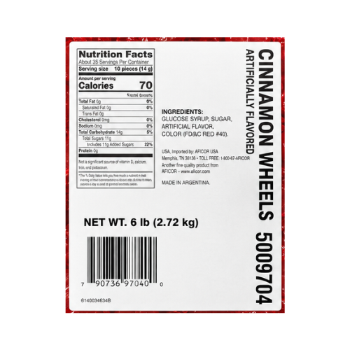 Cinnamon Wheels 2.72kg - Bulk Bag