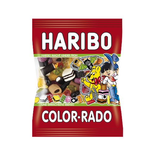 Haribo Color-Rado Licorice & Gummy Candy 175g - 17 Pack