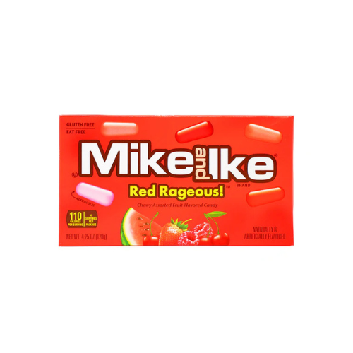 Mike and Ike Red Rageous Candy Theater Box 120g - 12 Pack