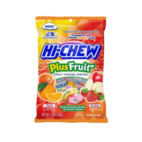 Hi-Chew Plus Fruit 80g - 6 Pack