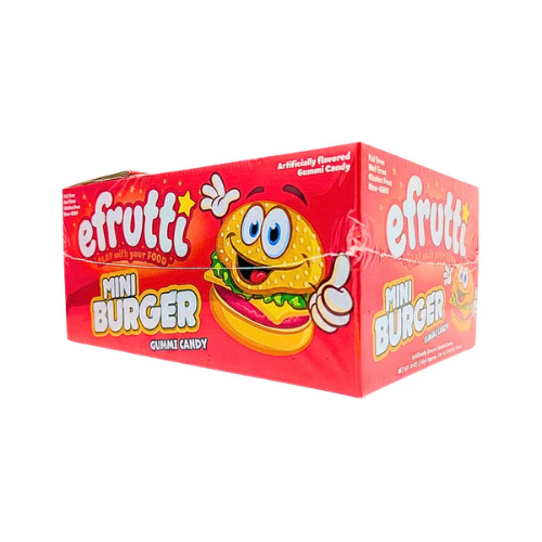 Efrutti Gummi Mini Burger - 60 Pack