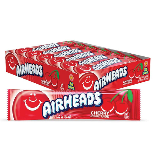 Airheads Cherry - 0.55oz - 36 Pack