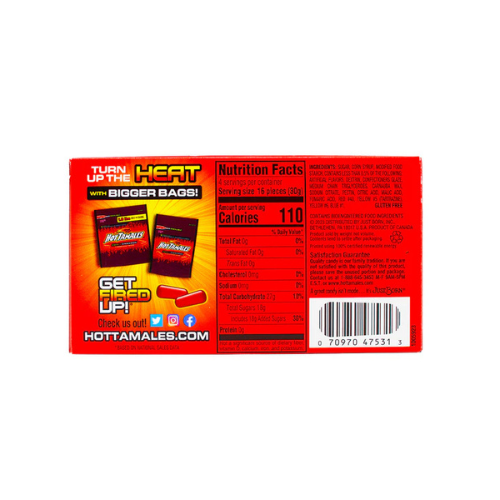 Hot Tamales Fierce Cinnamon Candy Theater Box 120g - 12 Pack