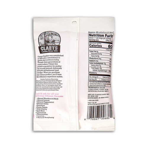 Claeys Watermelon Old Fashioned Hard Candies 170g - 24 Pack
