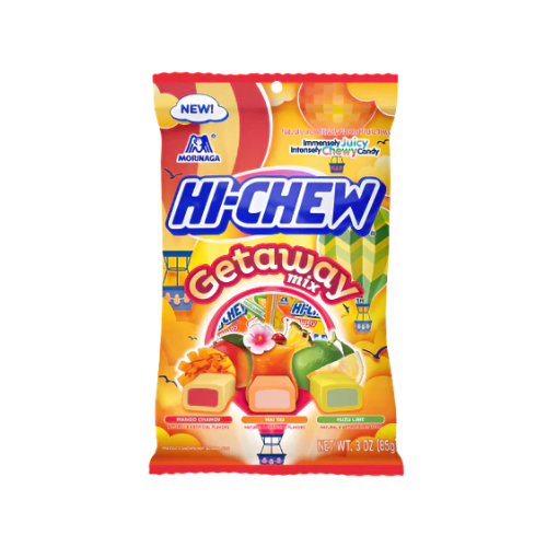 Hi-Chew Getaway Mix Peg Bags 3oz X 6 Units