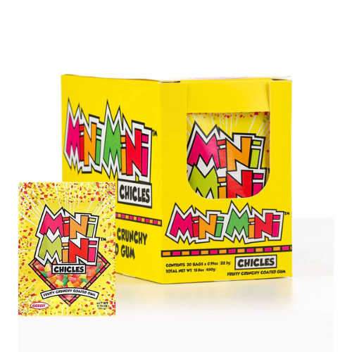 Mini Mini Chicles Fruit Gum - 20 Pack