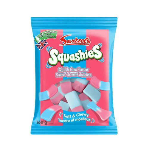 Squashies Drumstick Bubble Gum Flavour 160g - 12 Pack