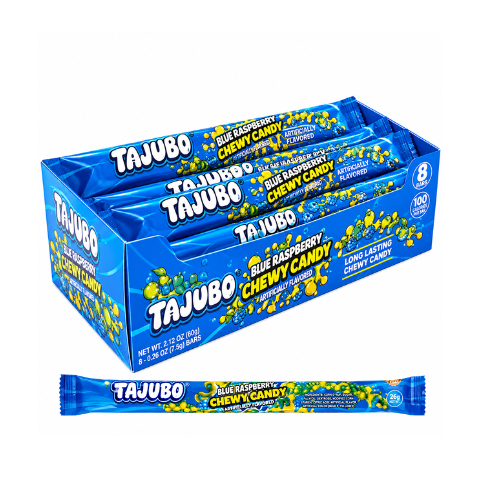 Tajubo Gummy Rope Blue Raspberry 26g - 20 Pack