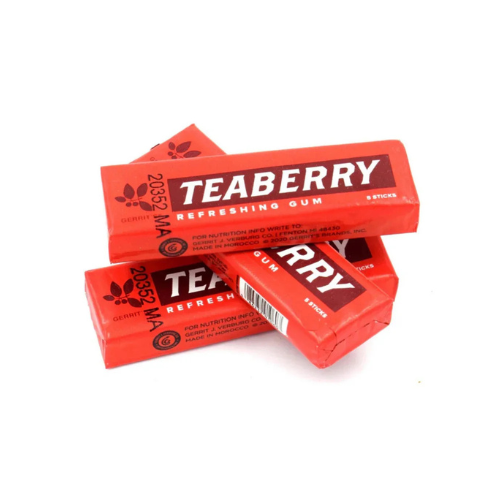 Teaberry Chewing Gum - 20 Pack