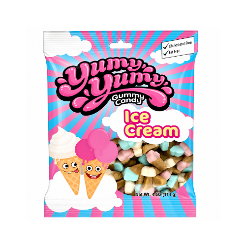 Yumy Yumy Ice Cream Candy 114g - 12 Pack