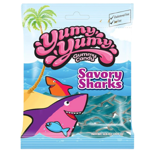 Yumy Yumy Savory Sharks - 12 Pack